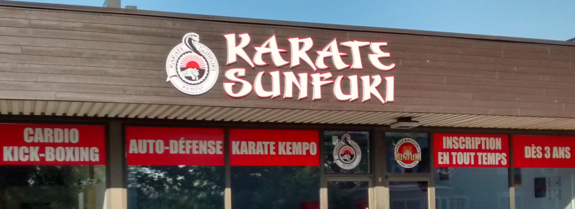 Karate Sunfuki | JB Enseignes création et fabrication d'enseignes